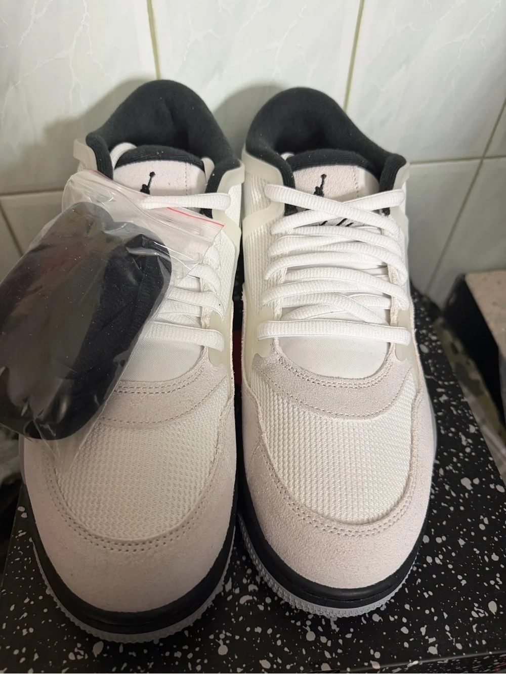 Nike Jordan 4 RPM low white black grey size 13